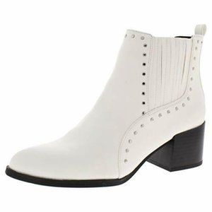 Sam Edelman Jenna white studded boot - sz 8